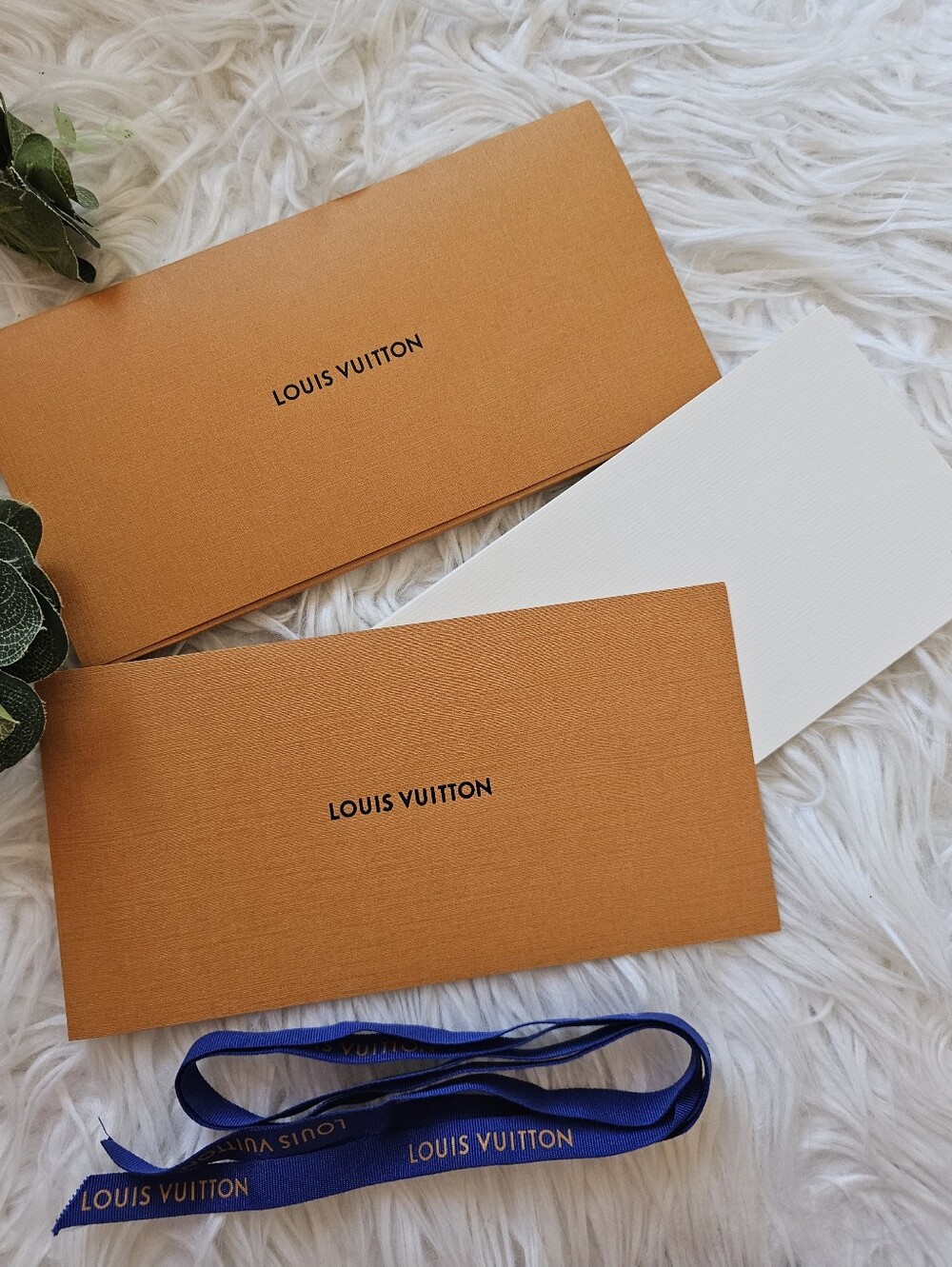 Louis Vuitton Gift Envelope, Card & Ribbon Set